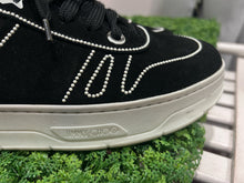 Load image into Gallery viewer, Jimmy Choo Black &amp; White Size 39.5 pearl beading sneaker Shoe
