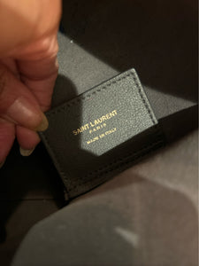 Saint Laurent Grey calf leather tote crossbody Purse