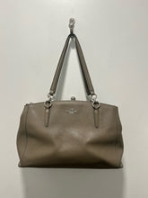 Load image into Gallery viewer, Coach Dune Leather Crossbody Silver Hardware Purse
