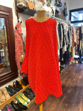 Load image into Gallery viewer, Heydari Red bubble Sleeveless Dress
