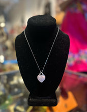 Load image into Gallery viewer, Tiffany &amp; Co Silver 925 Heart &amp; Key Pendant, on NON designer chain
