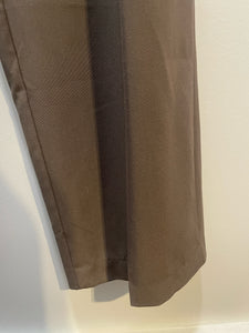 Simonett Taupe & black Blend Skirt overlay straight leg Pant, Size M