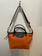 Load image into Gallery viewer, Longchamp orange blend Canvas Strap Logo Medium Multi strap  Purse
