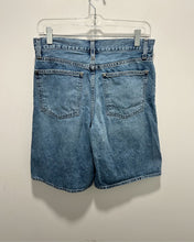 Load image into Gallery viewer, TWP Light Wash Cotton Denim Shorts, Size 25
