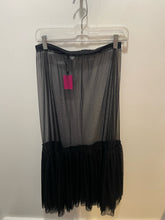Load image into Gallery viewer, Peter O. Mahler Black Tulle Sheer Maxi Skirt, Size One Size
