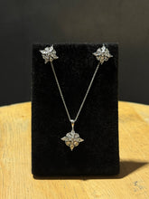 Load image into Gallery viewer, DESIGNER 925 W/Diamonds Jewelry Set, Earrings &amp; necklace
