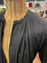 Load image into Gallery viewer, Dries V.Noten Black Cotton Longsleeve wrap Dress, AS IS, Size S
