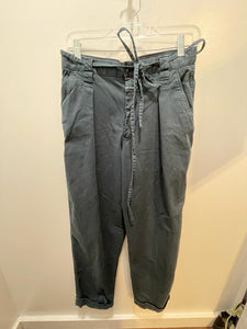 CLOSED Deep Teal Cotton Wide Leg Pant, Size 27