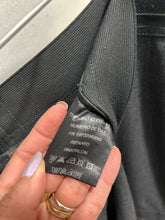 Load image into Gallery viewer, Cop Copine dark grey Poly Blend zippers scrunch tie detail stretch waist Pant, Size 38
