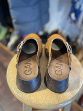 Load image into Gallery viewer, Ganni almond Leather W/Studs clog, AS IS-inserts,Size 38
