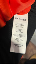Load image into Gallery viewer, SANDRO Orange Polyester strappy gown Dress, Size 42
