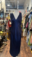 Load image into Gallery viewer, Rails Navy Rayon Blend v neck Sleeveless Dress
