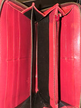 Load image into Gallery viewer, GUCCI Raspberry GG zip around Wallet, Gently Worn, W/box
