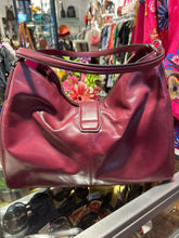 Load image into Gallery viewer, Coach Dark Red Leather Silver Hardware Purse
