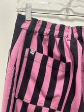 Load image into Gallery viewer, Big Bud Press Pink and black Blend stripes gold accent straight leg Pant
