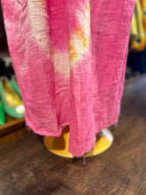 Load image into Gallery viewer, Love Tanjane pink, orange &amp; white Cotton Tye Dye Maxi pocket detail Dress
