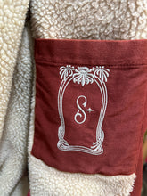 Load image into Gallery viewer, Sessun Brick Red Cotton Blend Sherpa Lined hooded Jacket, Size M
