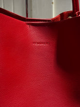 Load image into Gallery viewer, Remi &amp; Reid Red VEGAN Size Mini multi strap option Purse
