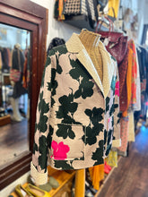 Load image into Gallery viewer, monoplaza Green &amp; Beige Fleece Lined Jacket, Size S
