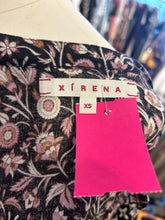 Load image into Gallery viewer, XIRENA Black &amp; Pink Cotton Floral Drawstring waist Dress
