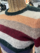 Load image into Gallery viewer, ISABEL MARANT multi color Mohair striped Longsleeve Sweater, Size 38
