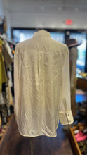 Load image into Gallery viewer, Helmut Lang White Silk sheer blouse Top
