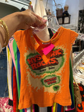 Load image into Gallery viewer, HYSTERIC GLAMOUR Orange Embellished cropped Top, Size XS

