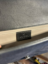 Load image into Gallery viewer, GUCCI Black Nubuck Swarovski Crystal Clutch, Duster Incl.
