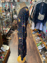 Load image into Gallery viewer, FARM Rio black &amp; multi Blend Printed NWT! Dress, Size S
