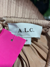 Load image into Gallery viewer, ALC Nude Sateen Pleat Waist detail Sleeveless Dress
