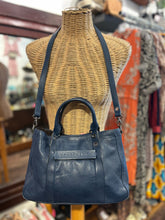 Load image into Gallery viewer, Longchamp Blue Leather multi strap option Purse
