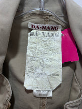 Load image into Gallery viewer, Da-Nang Beige Cotton bomber style Zippers longsleeve Jacket, Gently Worn, Size M/L
