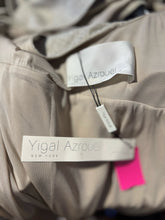 Load image into Gallery viewer, Yigal Azrouel platinum Viscose blend sparkle One shoulder bodycon Dress
