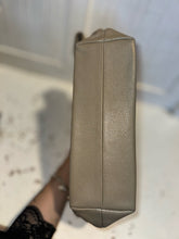 Load image into Gallery viewer, beck Taupe Leather Size Medium magnetic closure Clutch/Purse
