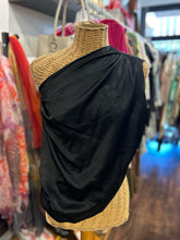 Load image into Gallery viewer, The Sei Black Silk drapey Top
