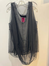 Load image into Gallery viewer, Rundholz Black sheer Sleeveless Layering Top, Size One Size
