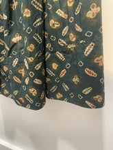 Load image into Gallery viewer, Ulla Johnson Green Cotton Tie Dye Belted Long Skirt, Size 4
