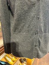 Load image into Gallery viewer, NAADAM Gray Cashmere cardigan longsleeve Sweater
