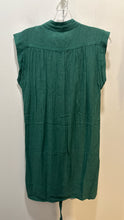 Load image into Gallery viewer, ISABEL MARANT leaf green viscose/cotton pintucked Slip included Dress, Size 38
