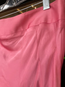 Theory Pink Blend Sateen Skirt, Size 4