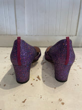 Load image into Gallery viewer, SJP Purple Sparkle Gently Worn Low Heel, Size 36
