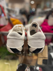 OFF WHITE White & Black Canvas Orange Detail Sneaker, Size 39