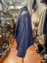 Load image into Gallery viewer, Gianni Versace Vintage Purple Leather Oversized Jacket
