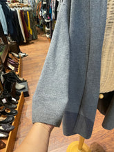 Load image into Gallery viewer, 45r Gray Wool Open Front Sweater Coat Made In Japan, Size 4=XL

