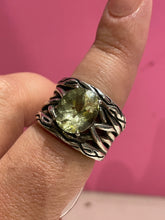 Load image into Gallery viewer, EFFY Sterling Silver Peridot Ring, Size 7.5
