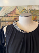 Load image into Gallery viewer, Malene Birger Black Silk Studded Sleeveless Top, Size 36
