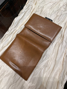 GUCCI Almond Leather GG Gently Worn Wallet