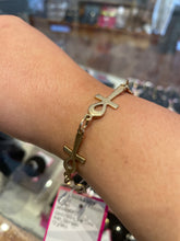 Load image into Gallery viewer, DESIGNER Gently Worn 14k &quot;Ankh&quot; Bracelet
