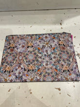 Load image into Gallery viewer, Tabitha Simmons Purple &amp; Pink Leather Floral With Box! Clutch
