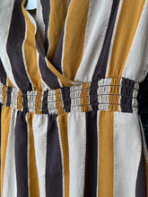 Load image into Gallery viewer, SEZANE Mustard Stripe NWT! Dress
